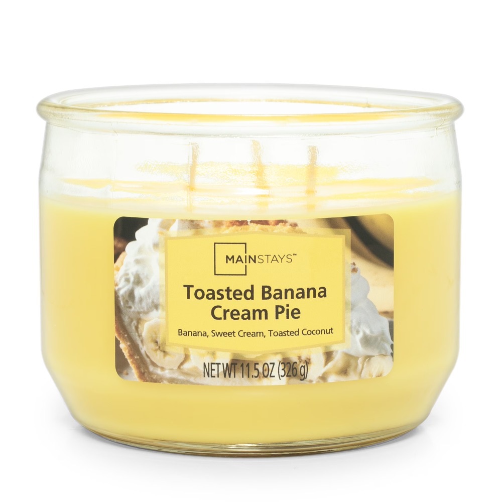 Home Fragrances - Geurkaars met geur van geroosterde bananenroomtaart,