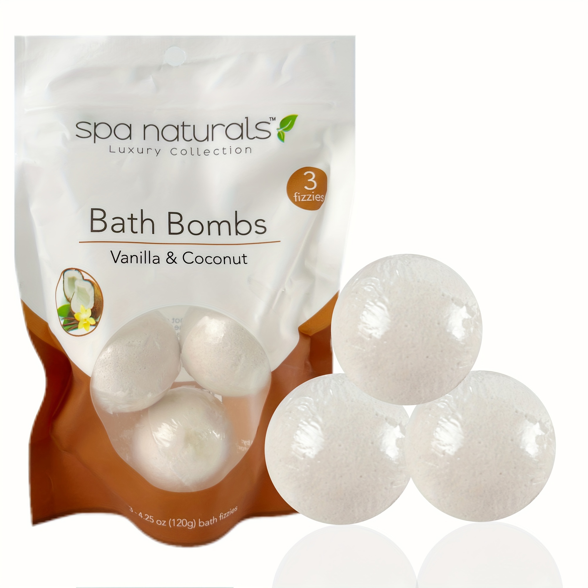 Home Fragrance Units - Badzoutballetjes met kokosgeur, badbommetjes, meerdere toepassingen