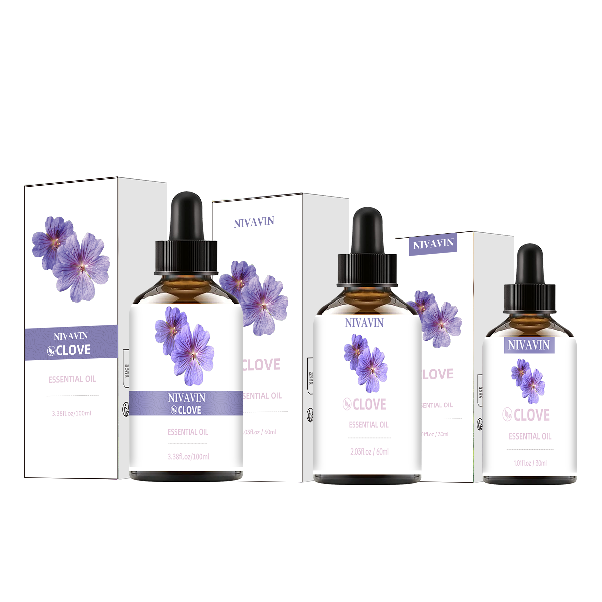Home Fragrance Units - NIVAVIN 30ml/60ml/00ml Kruidnagelolie, natuurlijk geëxtraheerd, langdurige