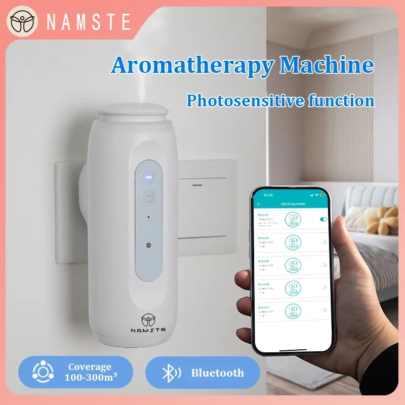 Home Fragrance Relax - NAMASTE Draagbare Slimme Diffuser 300m3 Bluetooth
