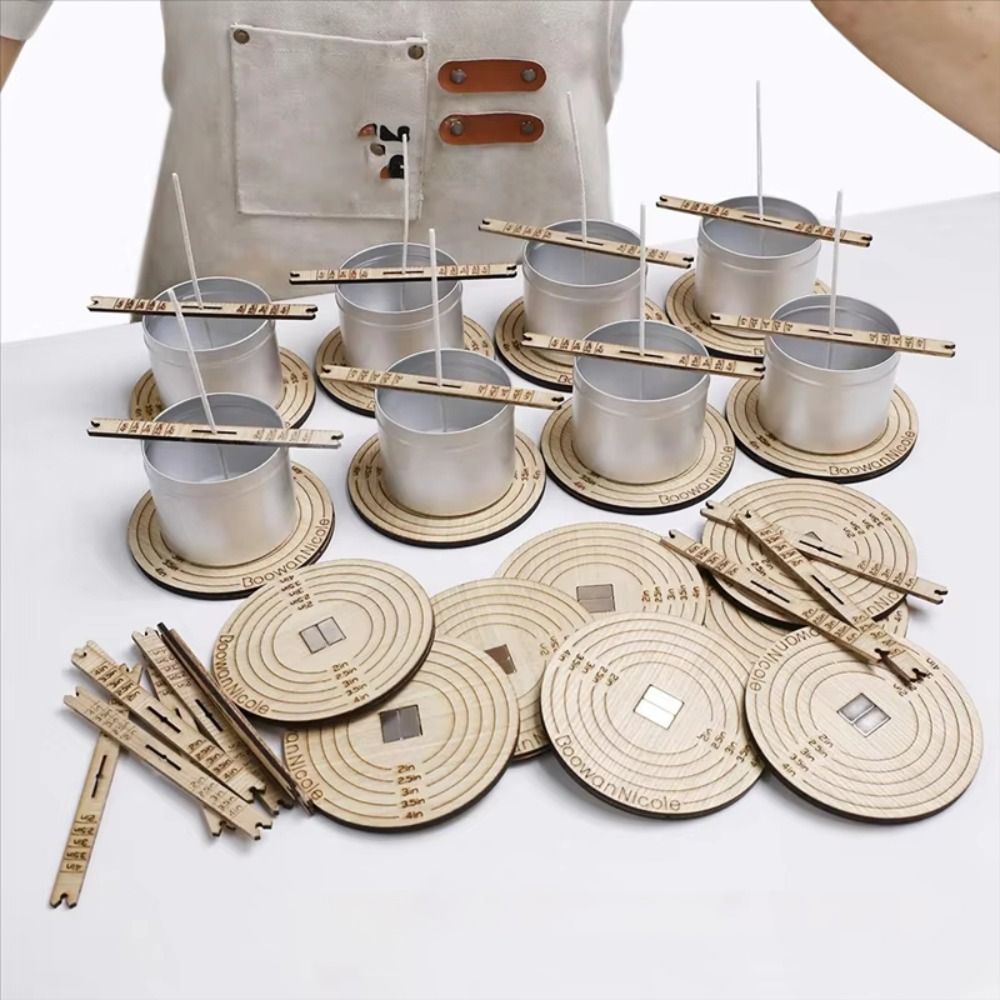 Wooden Wick Candle - Universeel Kaarsenlont Centreergereedschap Houten Multifunctioneel Gereedschap