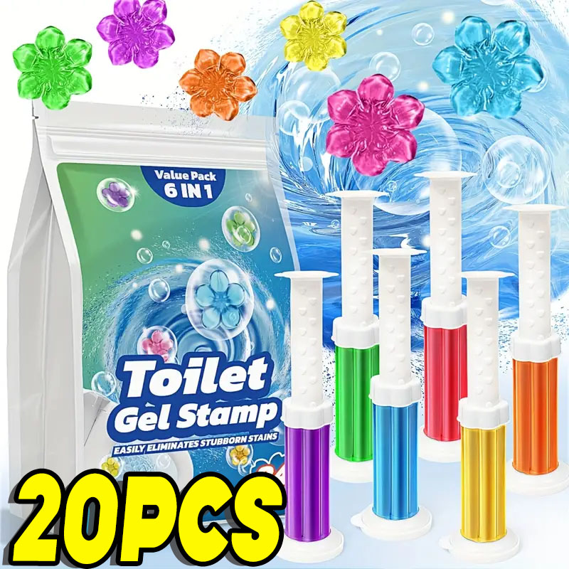 Gel Air Freshener - 1/20 Stuks Bloem Wc Cleaner Gel