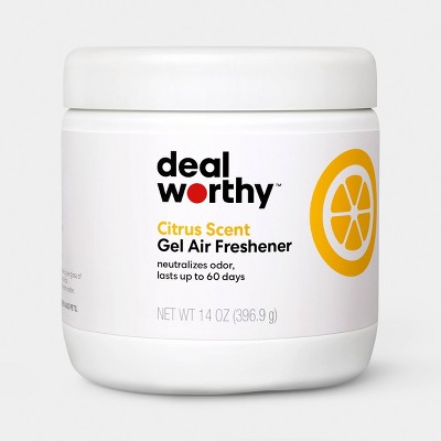 Gel Air Freshener - Vaste luchtverfrisser Vaste Citrusgeur - 14oz