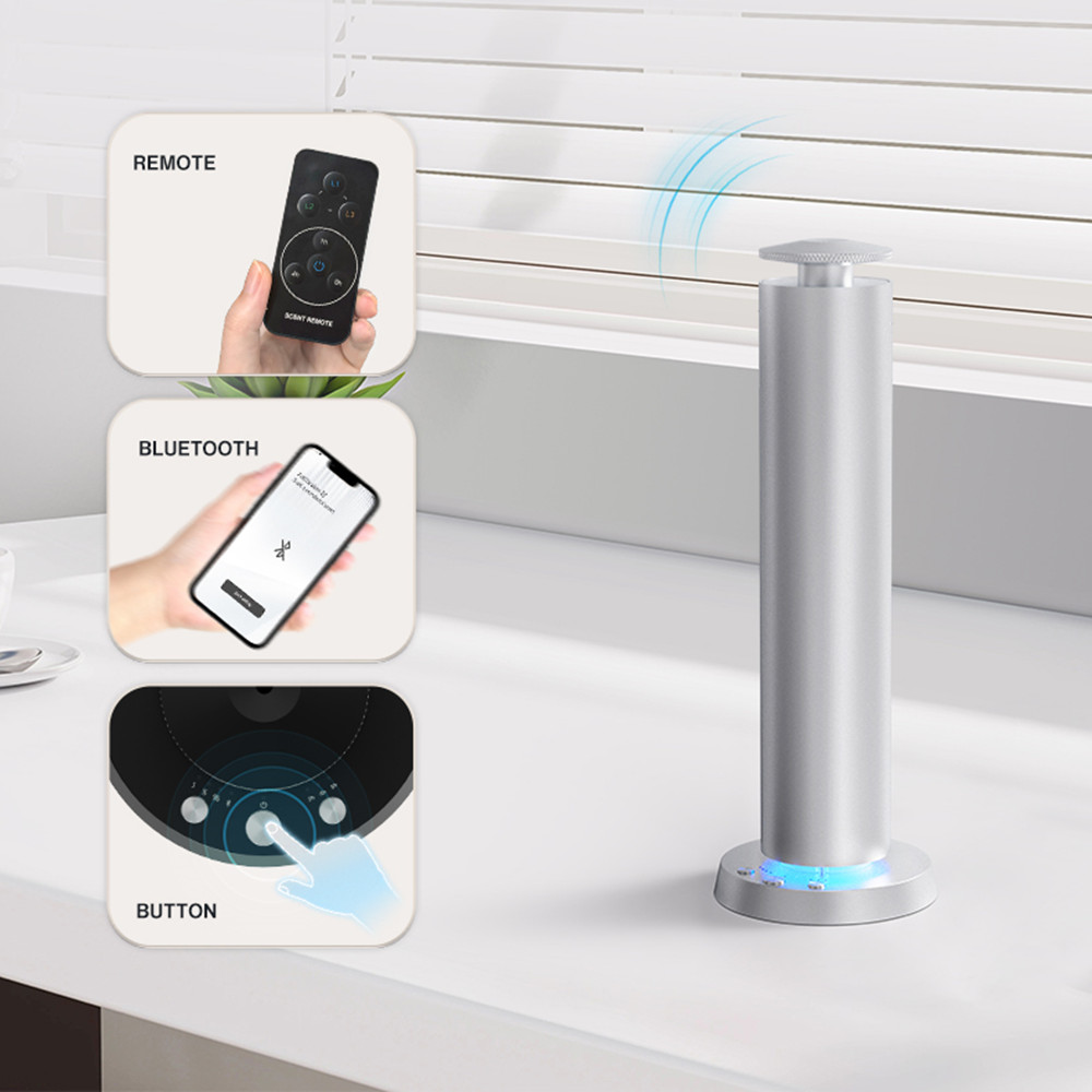 Home Fragrance Products - Huisparfum Bluetooth Aroma Diffuser Batterij Metaal