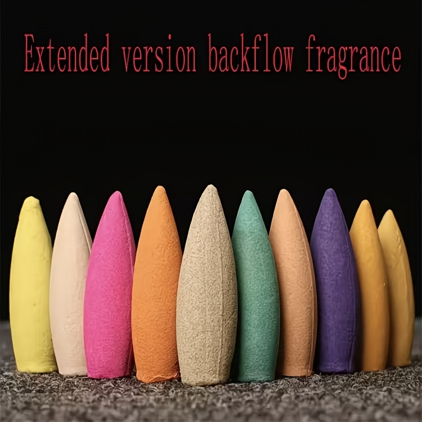 Home Fragrance Vanilla Cashmere - Grote, hoogwaardige natuurlijke terugvloeiende wierookkegels, 3.