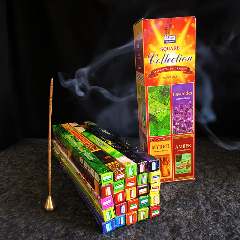 Home Fragrance Gift Set - 4/10/25 Kleine Doosjes Natuurlijke Indiase wierookstokjes
