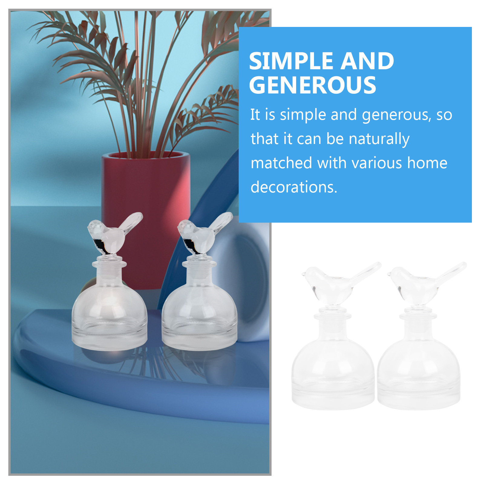 2 stuks glazen parfumflesjes p - Home Fragrances recensie en prijs