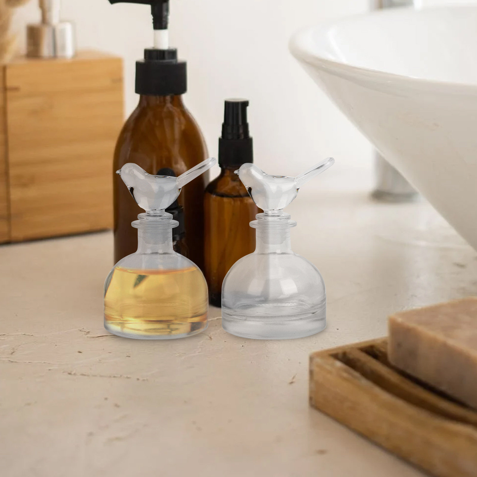 2 stuks glazen parfumflesjes p - Home Fragrances recensie en prijs