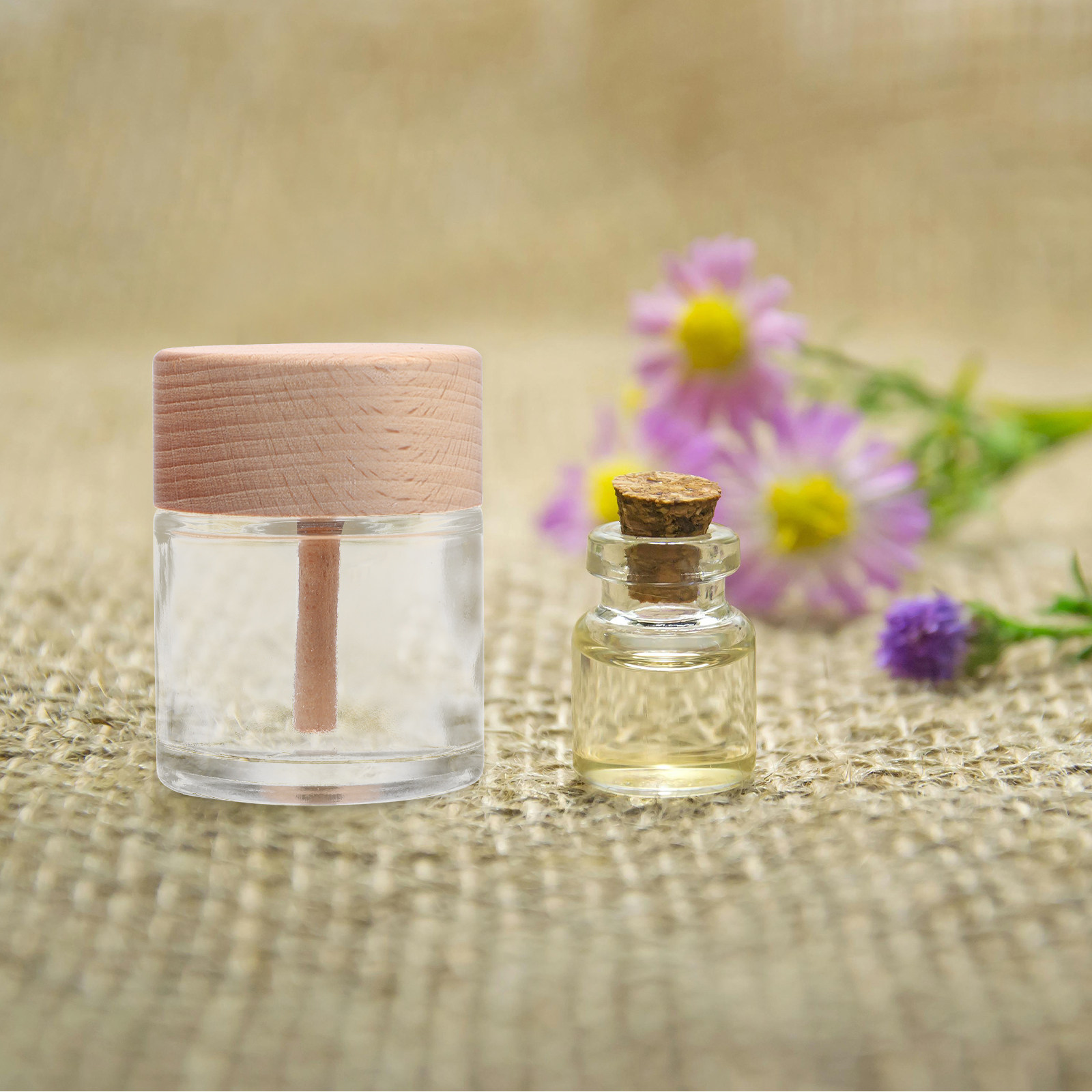 60ml houten dop aromatherapief - Home Fragrance Units recensie en prijs