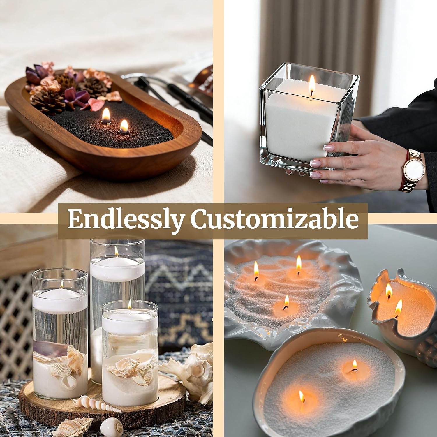 64 Oz Parelsand Kaarsen met Pi - Wooden Wick Candle recensie en prijs
