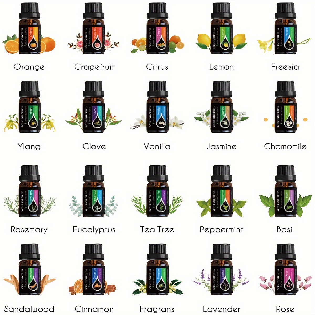 20 stks/set Essentiële Olie Se - Fragrance Oil Set recensie en prijs