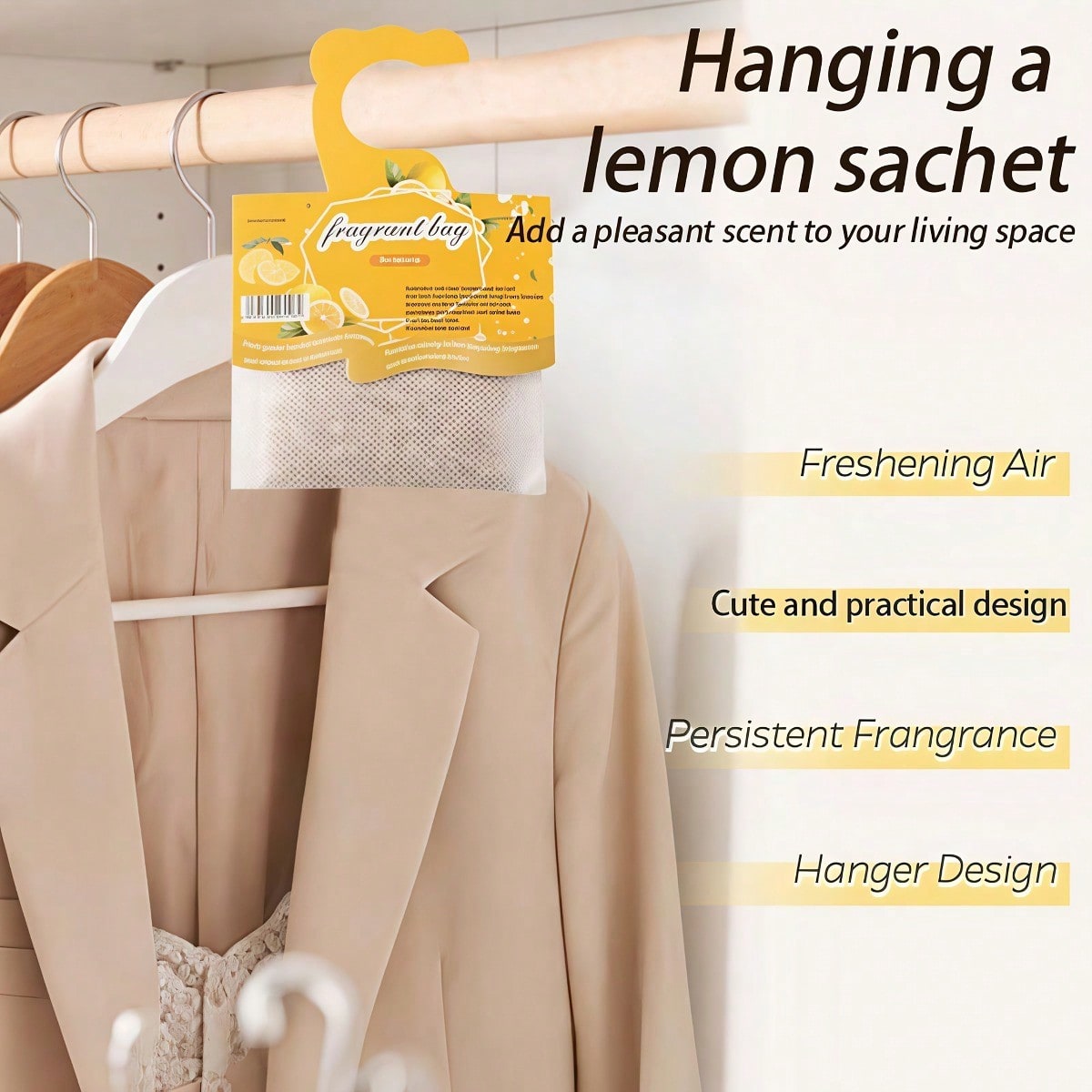 Hangende citroengeurende zakje - Home Fragrance Products recensie en prijs