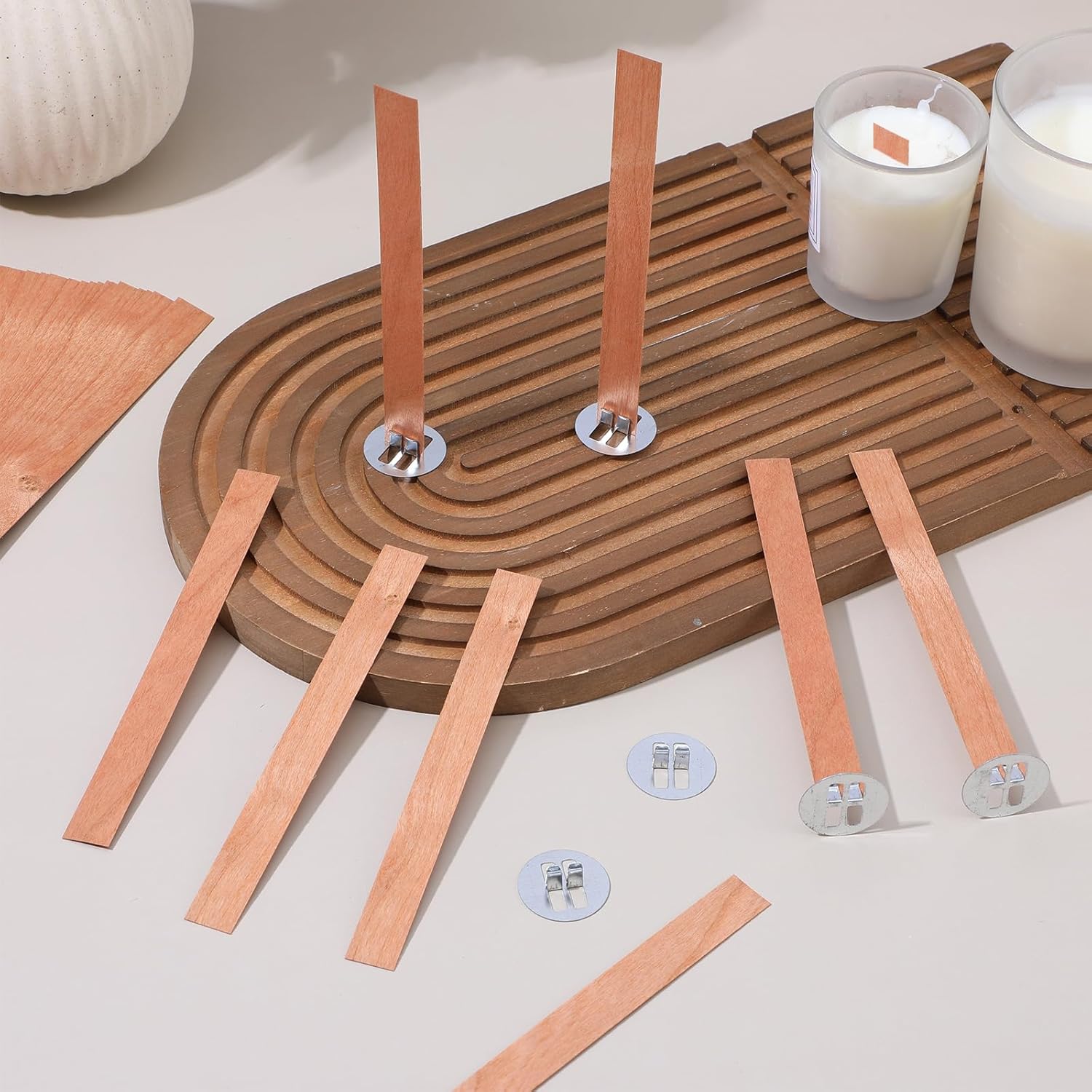 60 stuks houten lonten voor he - Wooden Wick Candle recensie en prijs