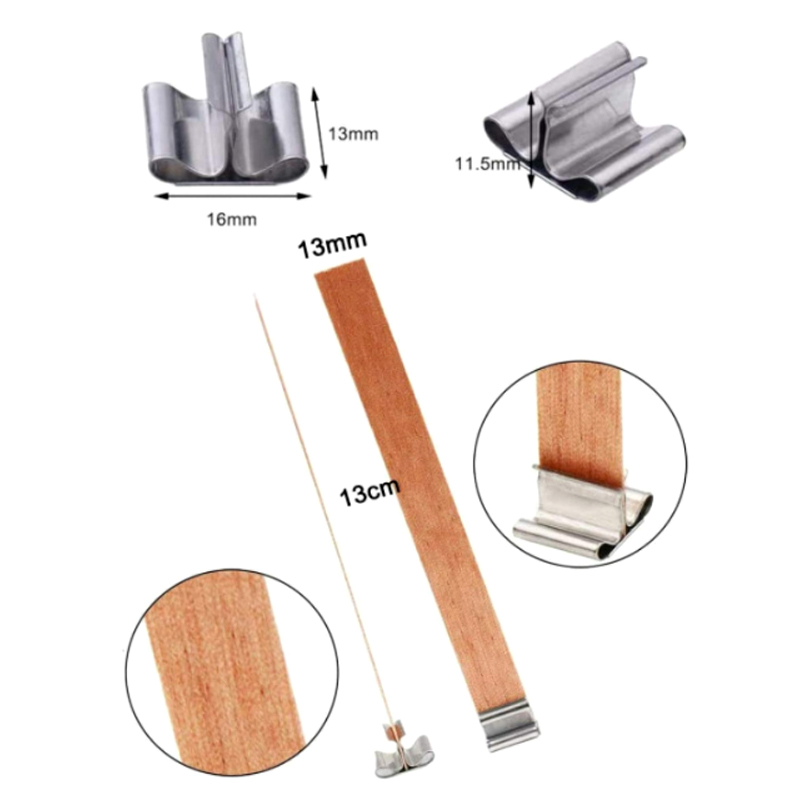 30 Stuks Houten Kaarsenwieken  - Wooden Wick Candle recensie en prijs