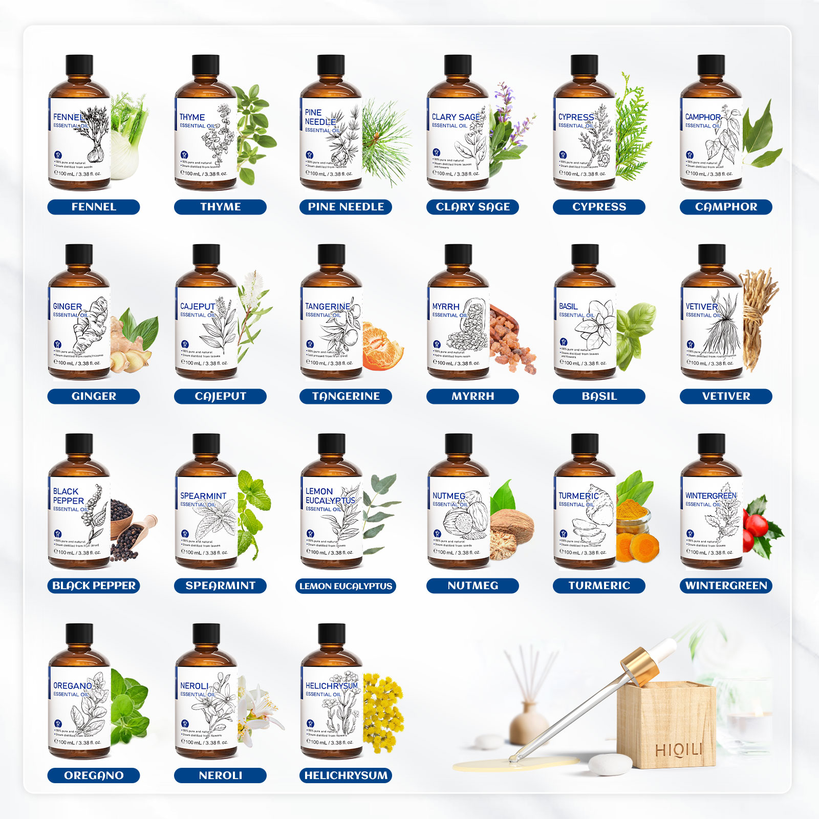 HIQILI 100% natuurlijke, 100 m - Home Fragrance Units recensie en prijs