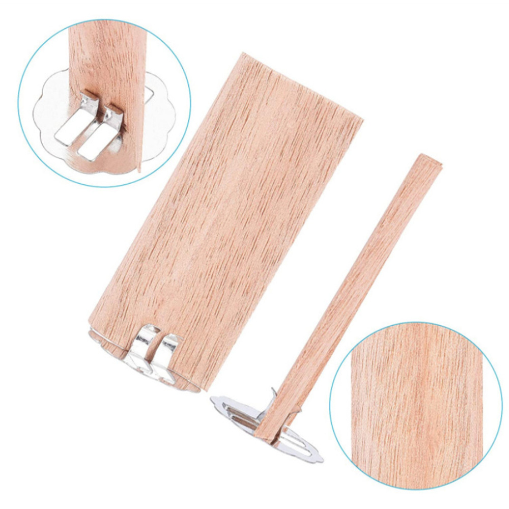 10 stuks vlamvormige natuurlij - Wooden Wick Candle recensie en prijs